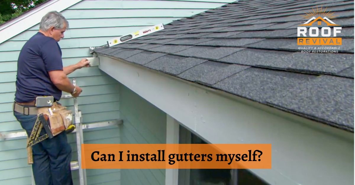 Can I install gutters myself?